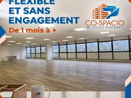 bureaux équipés et sans engagement - de 40 à 200 m²