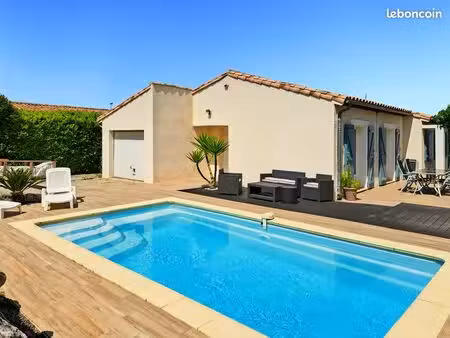 montlegun - maison 4 chambres piscine