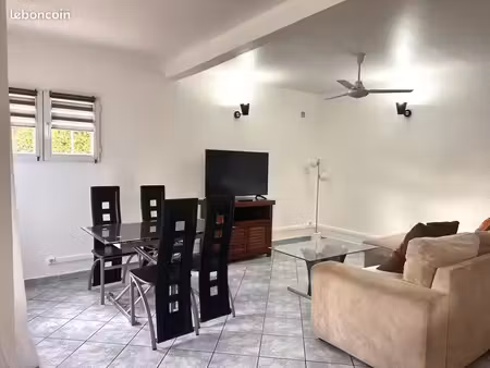 logement f3-meublé-le gosier/dampierre