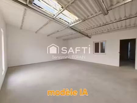garage de 115m2 sur terrain constructible
