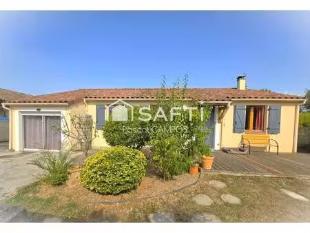 maison t5 plein pied de 108m² sur une parcelle de 598m²