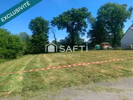 terrain viabilisé de 857 m² à questembert