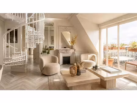 duplex d'exception avec terrasse et vue tour eiffel!