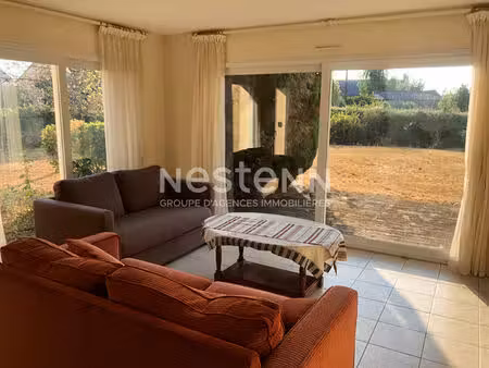 maison à louer meublé à vannes tohannic  de 98m² 3 chambres avec terrasse  jardin et garag