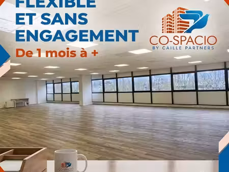 bureaux équipés et sans engagement - de 40 à 208m²