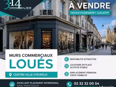 local commercial 30 m² évreux