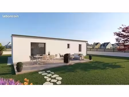 projet de construction d'une maison 70 m² avec terrain à briec (29)