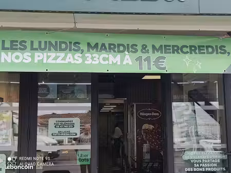 fonds de commerce restauration rapide villenave d'onon grosse zone de livraison et parking