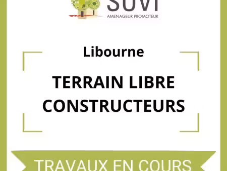 terrain 296 m² libourne