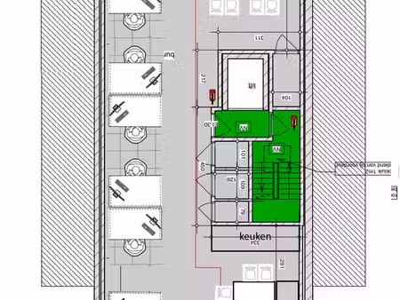 bureau prêt à l'emploi à deurne – 103 ou 206 m²