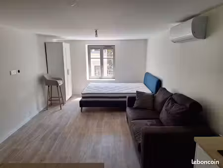 studio 29m² neuf & meublé d'exception – centre-ville - clim  buanderie & congélateur