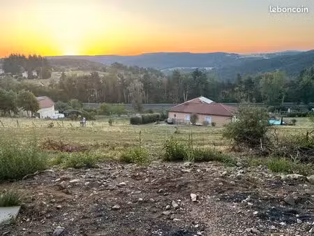 vente de 2 terrains constructibles viabilisés avec vue à beaux proche yssingeaux