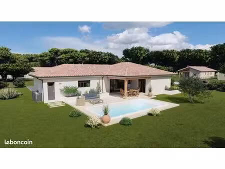 projet de construction d'une maison 111 m² avec terrain à roquefort (40)