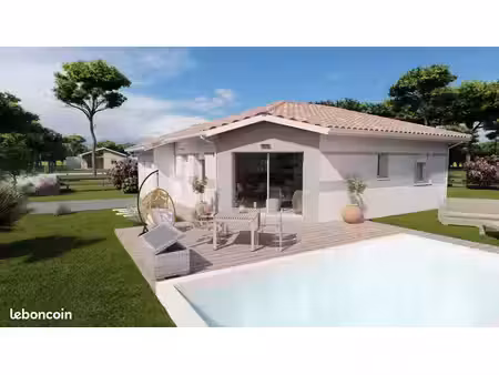 projet de construction d'une maison 61 m² avec terrain à linxe (40)