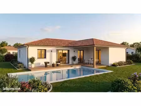 projet de construction d'une maison 93 m² avec terrain à pontonx-sur-l'adour (40)