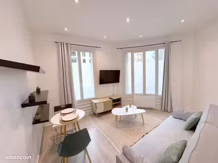 charmant f2 meublé 32 m² « clé en main » – lave-linge  fibre & netflix – champigny centre