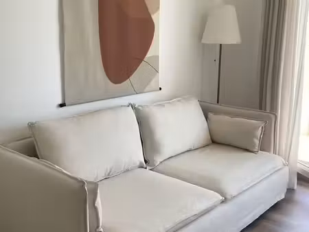 à louer – appartement meublé 2 pièces 46 m² avec terrasse et parking – port de viry-châtil
