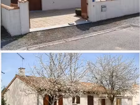 maison t3 - centre bourg chasseneuil du poitou - avec garage - jardin