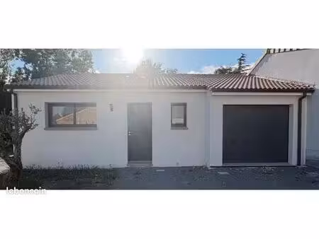 maison neuve 2026 de plain-pied – 66 m² + garage – 444 m² de terrain – 20 min de pornic