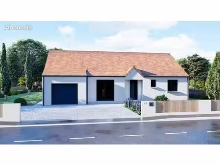projet de construction d'une maison 86.21 m² avec terrain à aigrefeuille-sur-maine (44)