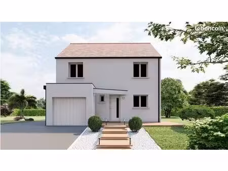 projet de construction d'une maison 99.57 m² avec terrain à divatte sur loire (44)