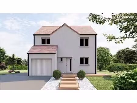 projet de construction d'une maison 98.79 m² avec terrain à la chevroliere (44)