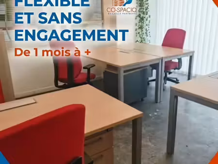 bureaux équipés et sans engagement - de 12 à 15 m²