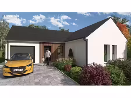 projet de construction d'une maison 80 m² avec terrain à chemille-en-anjou (49)