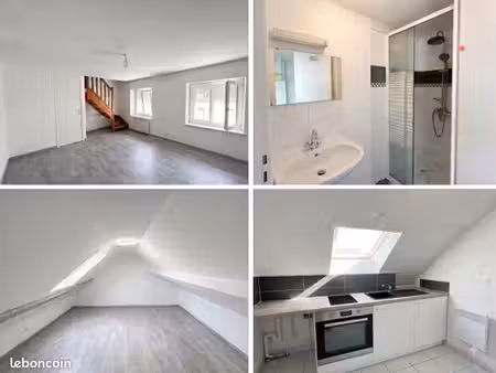 t2 duplex 47 m² - à 200m des remparts (vieille ville) - parking gratuit