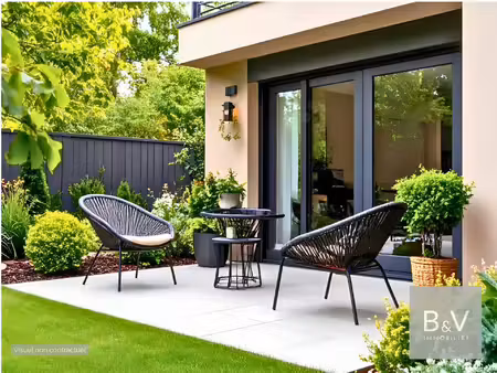 charmant 2 pièces de 36 m² avec terrasse et jardin privatif