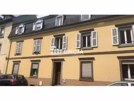 f3 de 52m² + garage + cave + grenier - colmar centre