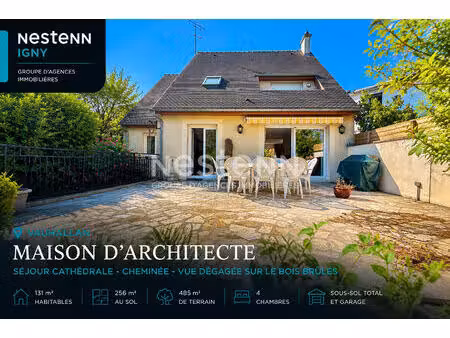nestenn igny - maison d'architecte à vauhallan - 131 m² habitables - 4 chambres - séjour c