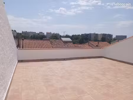 grand appartement avec terrasse et combles aménageables
