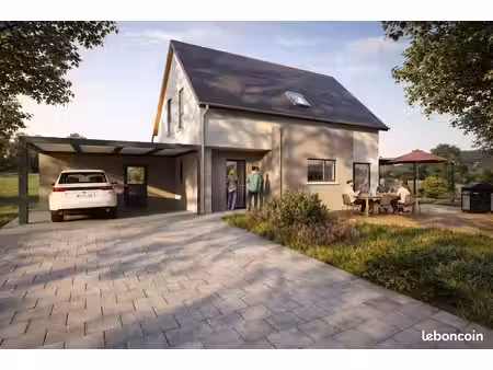 projet de construction d'une maison 100 m² avec terrain à lampertsloch (67)