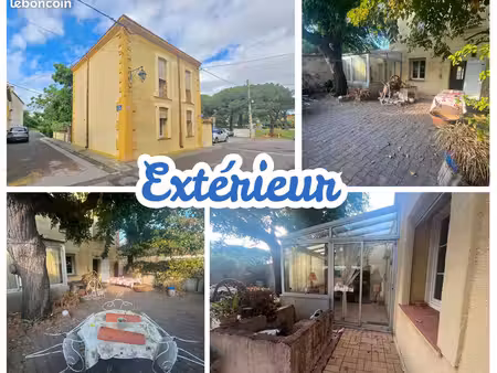 ? maison de ville – argelès-sur-mer – env. 91 m² – 3 chambres + bureau – jardin + garage