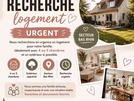 recherche maison en location