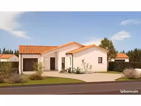 projet de construction d'une maison 93 m² avec terrain à la plaine (49)