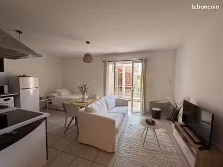 studio meublé balcon & parking - 3 min frontière suisse