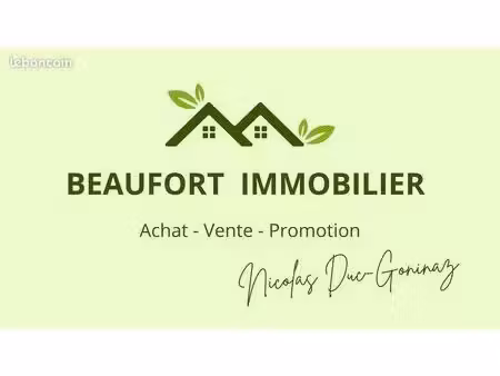 arêches beaufort – appartement t3 avec terrasse sud ouest