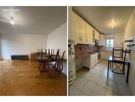 appartement meublé 3 pièces 60m² - balcon et parking souterrain - exposé sud - dpe c