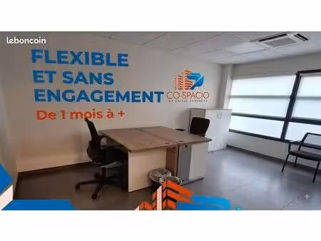 bureaux équipés et sans engagement - de 9 à 25m²