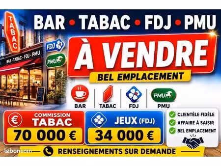 bar tabac fdj pmu