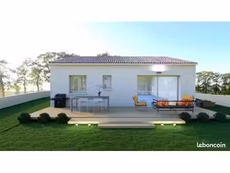 projet de construction d'une maison 62 m² avec terrain à courthezon (84)