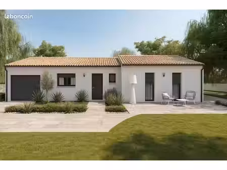 maison de 88.47 m² sur un terrain de 1300 m² à valdivienne en vienne (86)