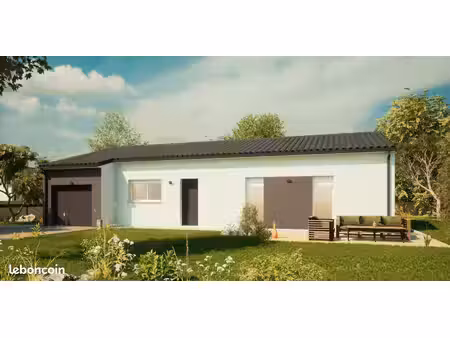 maison de 88.87 m² sur un terrain de 575 m² à vouille en vienne (86)