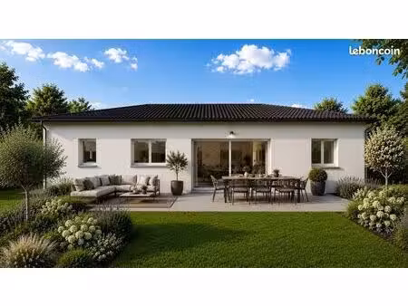 projet de construction d'une maison 90 m² avec terrain à feytiat (87)