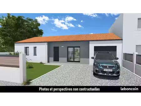 maison 95 m² longeville sur mer