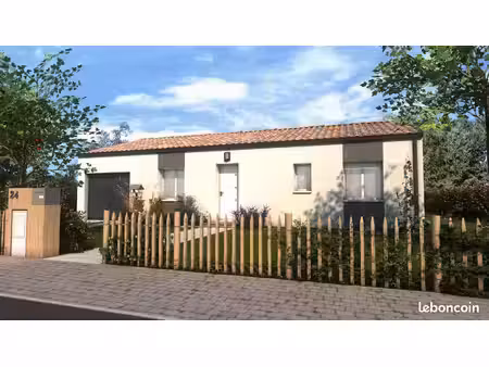 maison 3 chambres sur un terrain de 350 m² à mache
