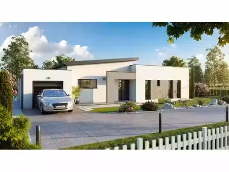 terrain avec maison neuve à vendre