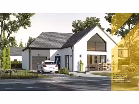 terrain avec maison neuve à vendre